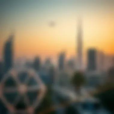 Urban Skyline of Dubai's Real Estate Growth Urban skyline representing Dubai's real estate growth
