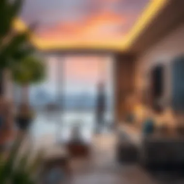 Community living environment at Azure Al Reem