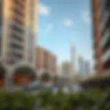 Scenic view of Bur Dubai skyline showcasing modern architecture