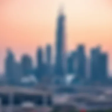 Business Bay skyline featuring Sapphire Tower