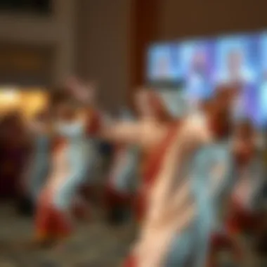 Traditional Emirati dance performance