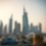 Stunning skyline of Dubai showcasing luxury properties