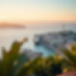 Breathtaking view of a popular destination