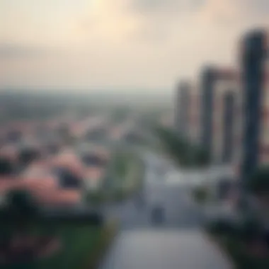 Panoramic view of the community surrounding Crest Grande.