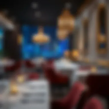 Elegant dining setup at a fine restaurant