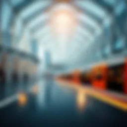 Dubai Metro station showcasing modern architecture