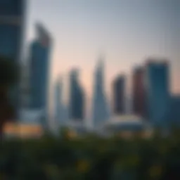 Modern skyline of Dubai showcasing innovative real estate architecture