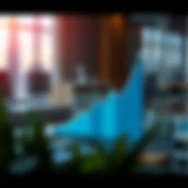 Graph depicting economic factors influencing real estate dynamics