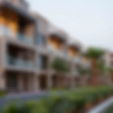 Luxury residential development in Al Ansari International City highlighting contemporary design