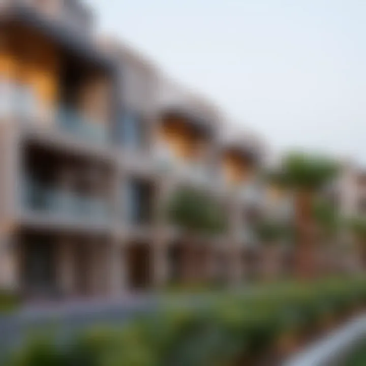 Luxury residential development in Al Ansari International City highlighting contemporary design