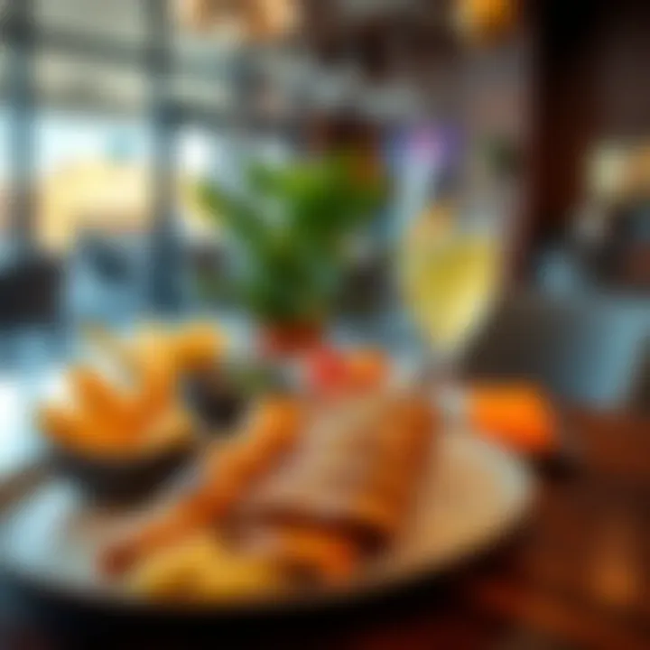 Traditional Snacks with Shisha A beautifully presented platter of traditional snacks with shisha