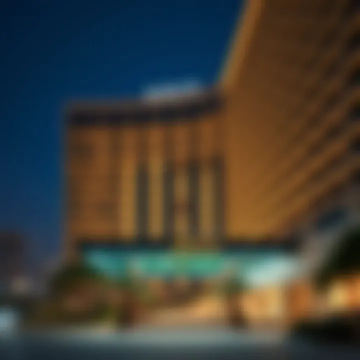 Luxurious exterior view of Delta Hotel JBR