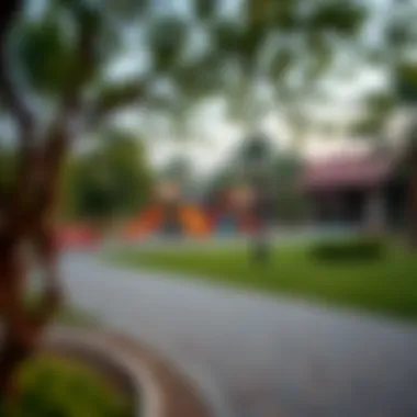 Vibrant Community Park Vibrant community park with recreational facilities