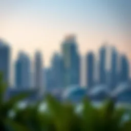 Luxurious skyline of Dubai showcasing modern architecture