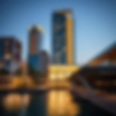 Contemporary Architecture at Dubai Harbor Creek Modern architecture around Dubai Harbor Creek
