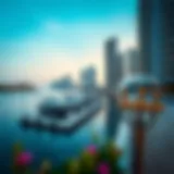 Stunning Waterfront View of Dubai Harbor Creek Scenic view of Dubai Harbor Creek showcasing the waterfront