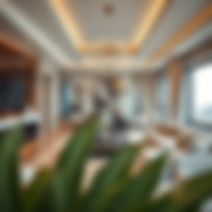 Elegant interior of a luxury rental property in Dubai