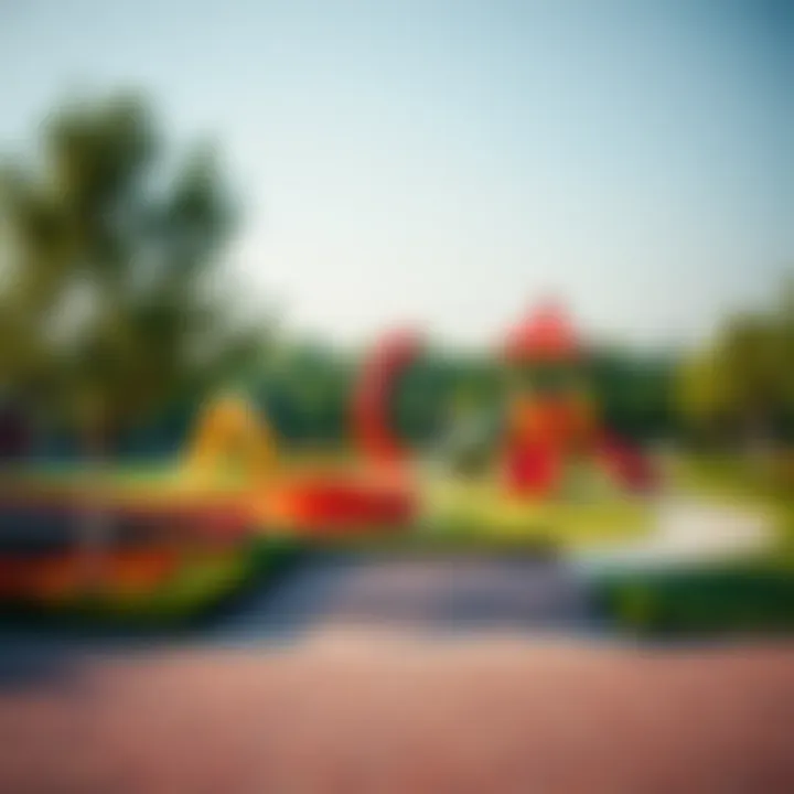 Overview of community amenities including parks and recreational areas