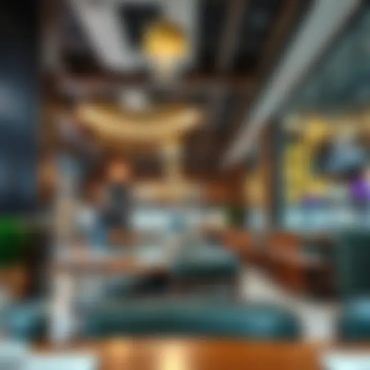 Diverse Dining at Mazyad Mall An inviting dining area within Mazyad Mall featuring diverse culinary options