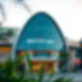 A stunning view of Mazyad Mall's exterior showcasing its modern architecture