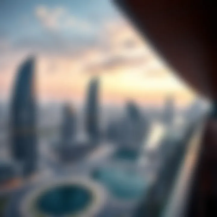 A panoramic view of MBZ City showcasing its modern architecture