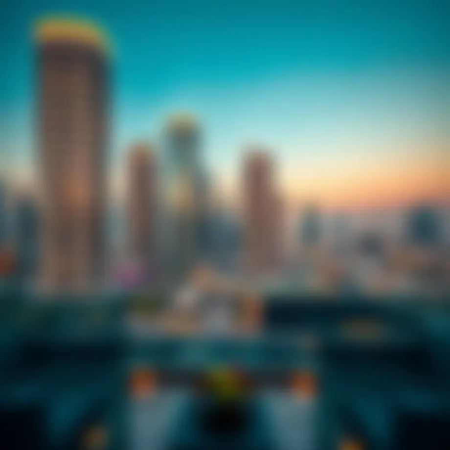 Luxury high-rise apartments in Dubai
