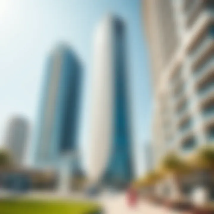 The stunning architectural design of One Tower Barsha Heights