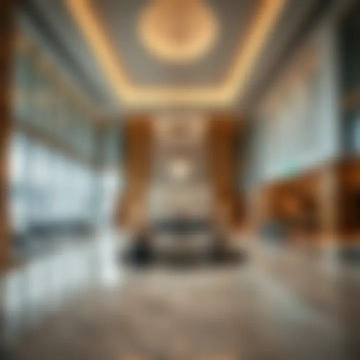 Luxurious Interior Spaces of Silver Tower DMCC Interior lobby of Silver Tower DMCC highlighting luxury finishes