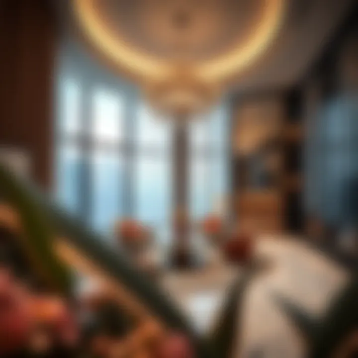 Luxurious interior of a Sparkle Towers residence highlighting modern design