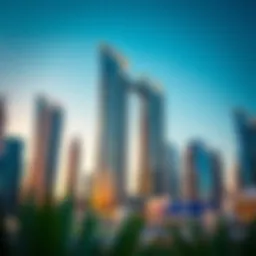 Stunning view of Sparkle Towers showcasing its unique architecture