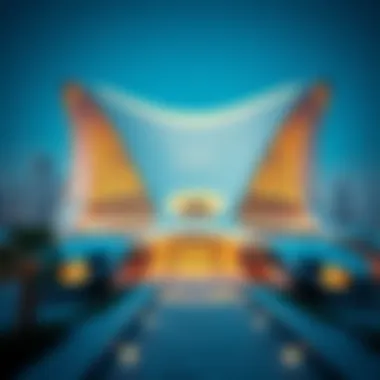 The futuristic structure of the Museum of the Future