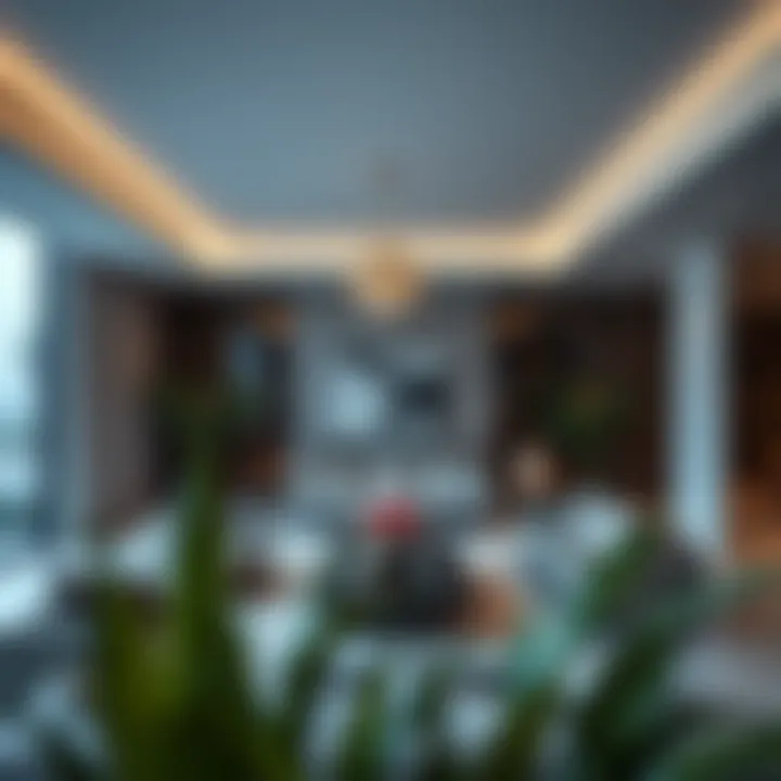Luxurious apartment interior in Dubai