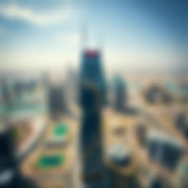 Breathtaking Skyline from Damac XL Tower Beautiful skyline view from Damac XL Tower