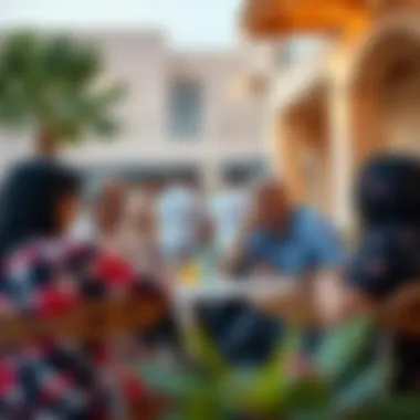 A community event in Layan, depicting the vibrant lifestyle and social interactions among residents