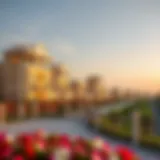 A panoramic view of the Layan community showcasing its elegant architecture and lush surroundings