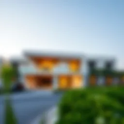 Stunning exterior view of The Manor by JA showcasing its modern architecture