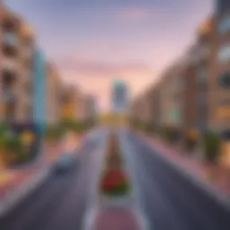 View of Uptown Mirdif showcasing its vibrant community and residential spaces