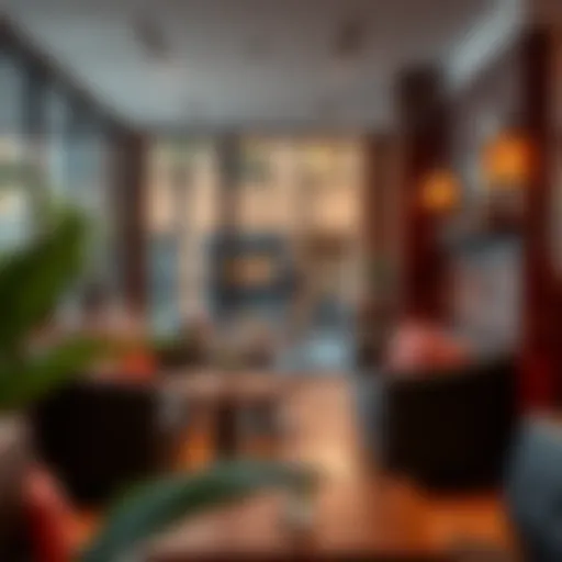 Inviting interior of Friends Avenue Cafe showcasing cozy seating arrangements