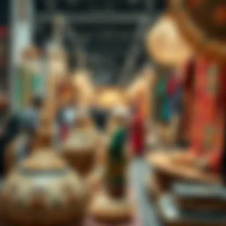 Exhibition of traditional arts and crafts from various cultures