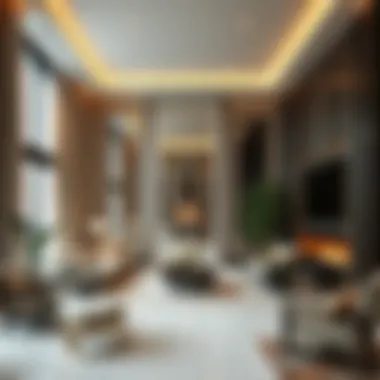 Luxurious interior spaces of Gold Crest Executive highlighting design and elegance