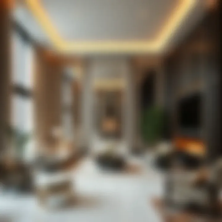 Luxurious interior spaces of Gold Crest Executive highlighting design and elegance