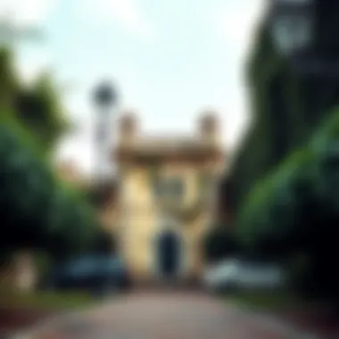 Historical landmarks surrounding Ivy Gardens