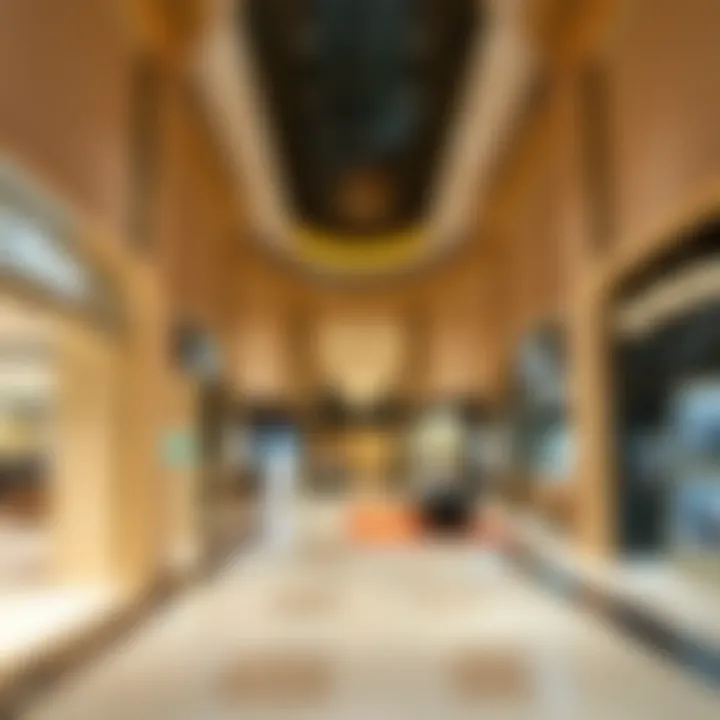 Interior Luxury Within Kiko Marina Mall Luxurious interior of Kiko Marina Mall featuring high-end retail stores