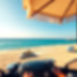 Vibrant view of Kite Beach with azure waters and golden sands