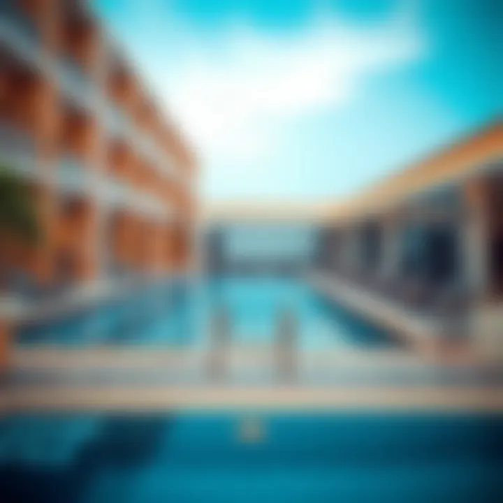 Luxurious Amenities at Le Solarium Luxurious amenities within Le Solarium including a swimming pool and fitness center