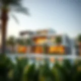 Exterior view of Le Solarium showcasing modern architecture