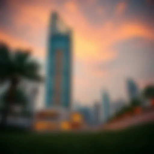 Stunning view of Maryah Tower showcasing its architectural brilliance