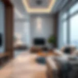 Modern studio interior in Al Nahda