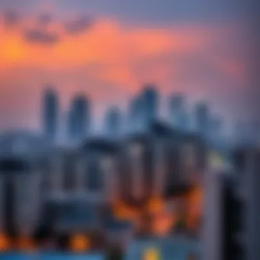 View of Al Nahda neighborhood skyline