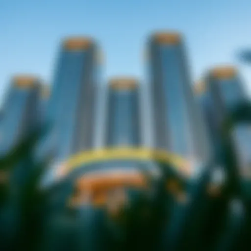 Stunning view of Moosa Tower 2 showcasing its architectural design